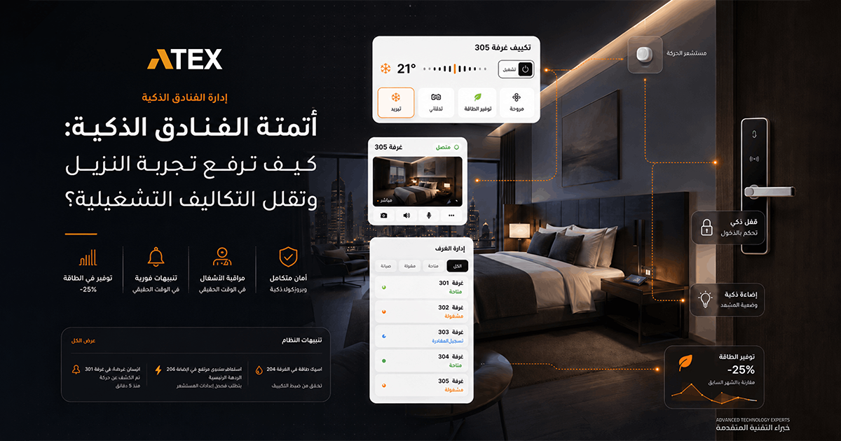 أتمتة الفنادق الذكية: كيف ترفع تجربة النزيل وتقلل التكاليف التشغيلية؟